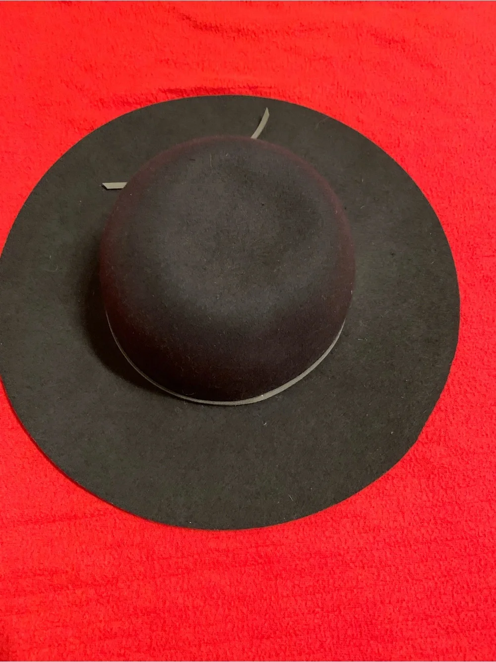 Vintage San Diego Hat Company Felted Wool Floppy Fedora Hat Black - Picture 10 of 16